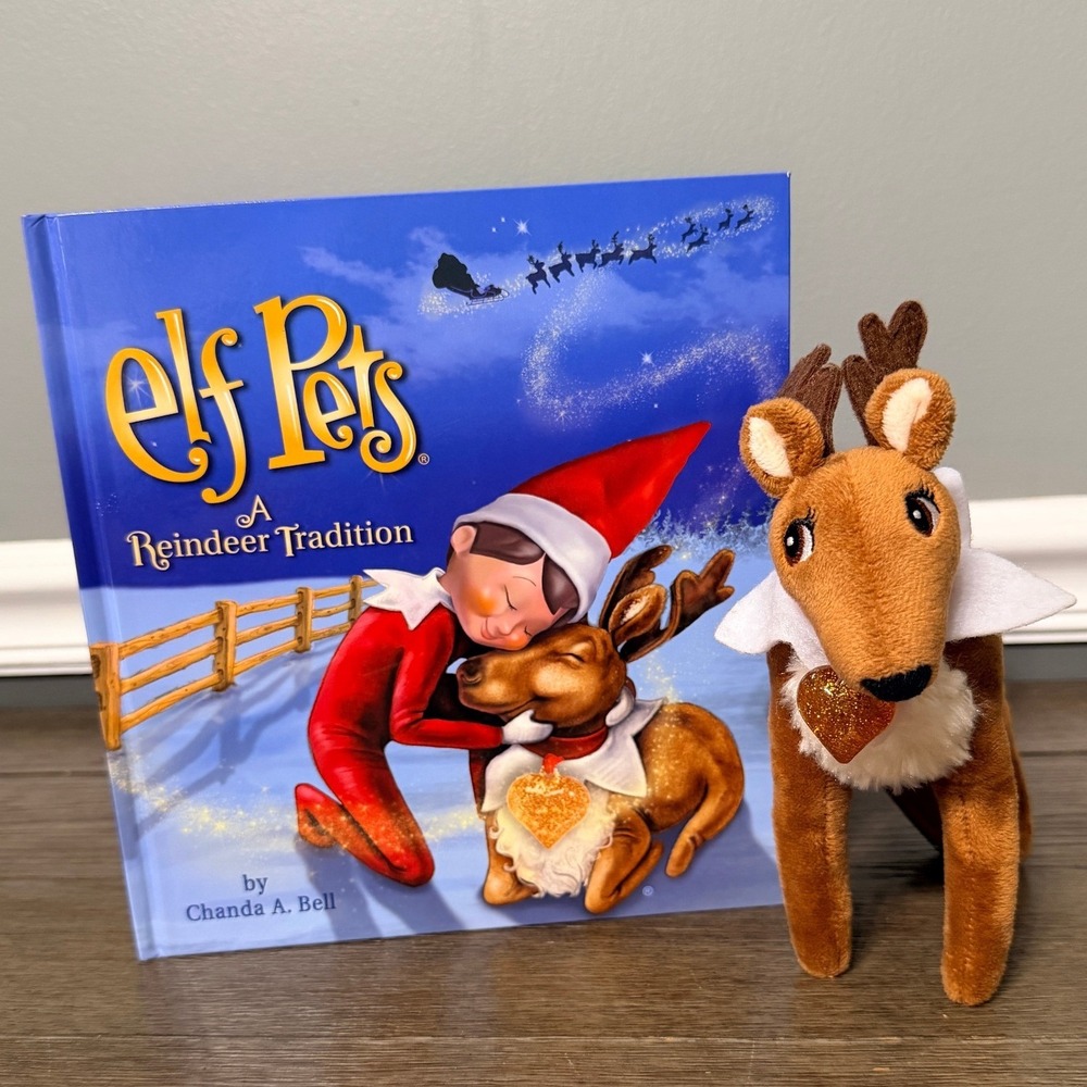 Elf Pets A Reindeer Tradition Plush and Hardcover Book Set Elf on the Shelf
